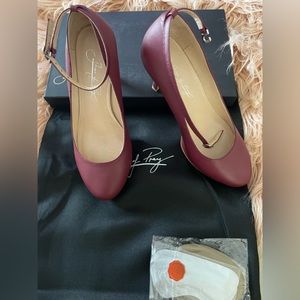 Shoes of Prey burgundy heels
